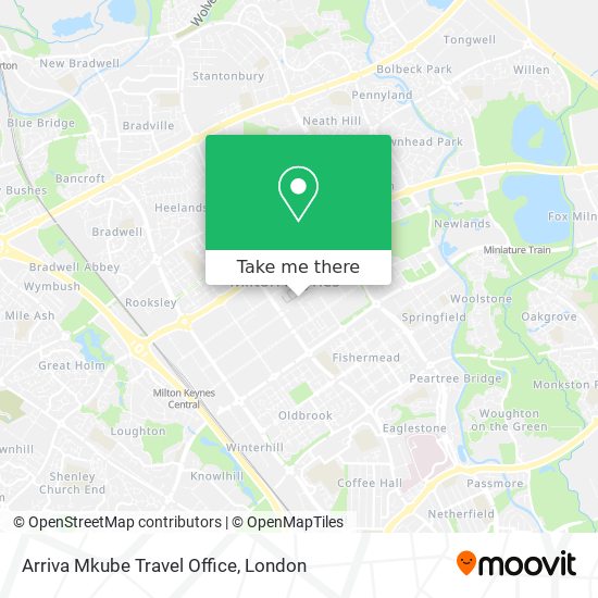 Arriva Mkube Travel Office map