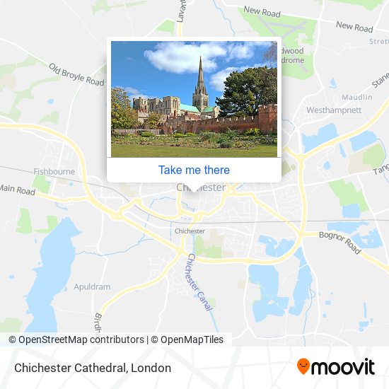 Chichester Shopping Centre Map How To Get To Chichester Cathedral In Chichester (Town) By Bus Or Train?