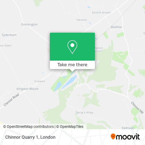 Chinnor Quarry 1 map