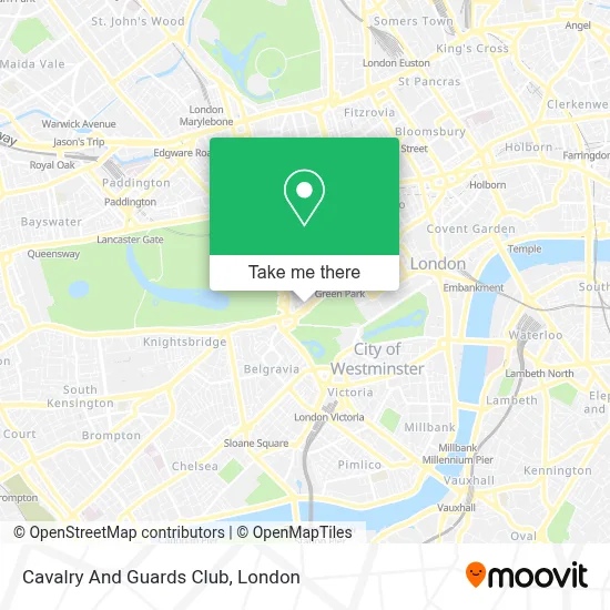 How to Get to Cavalry And Guards Club in Mayfair by Bus, Tube or Train?
