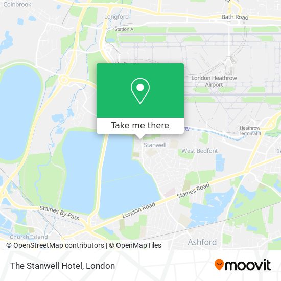 The Stanwell Hotel map