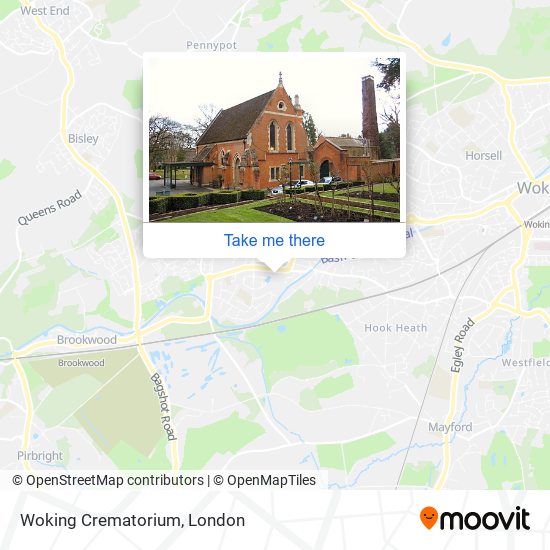 How to Get to Woking Crematorium by Bus or Train?
