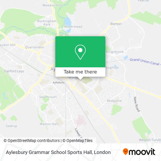 Aylesbury Grammar School Sports Hall map