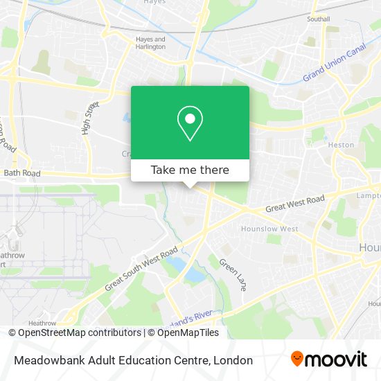 Meadowbank Adult Education Centre map