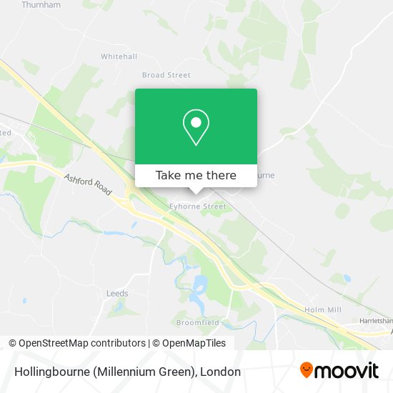 Hollingbourne (Millennium Green) map