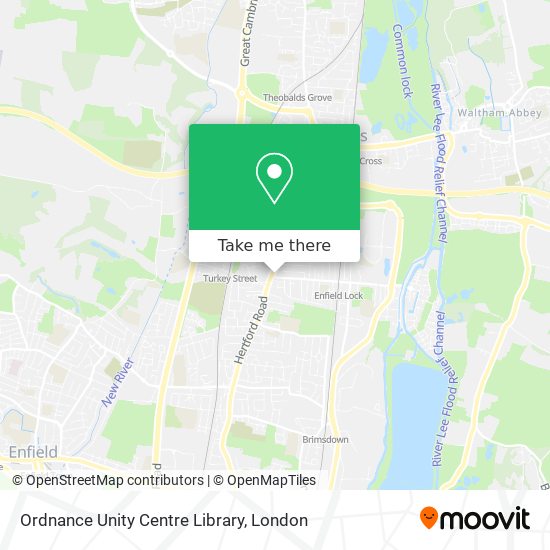Ordnance Unity Centre Library map