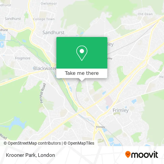 Krooner Park map
