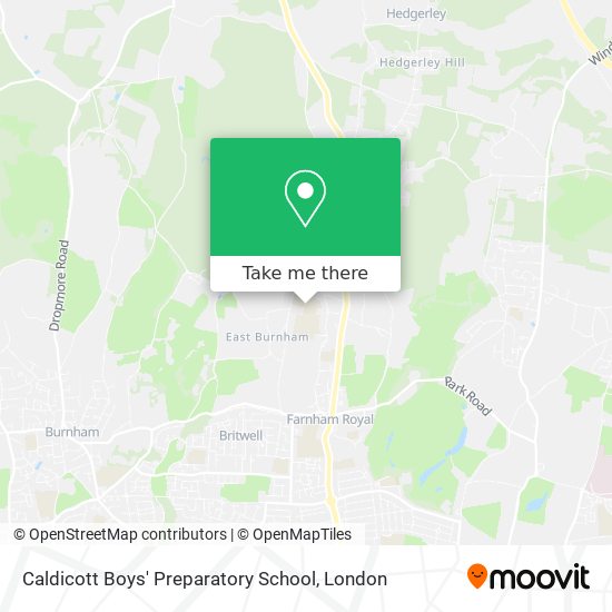 Caldicott Boys' Preparatory School map