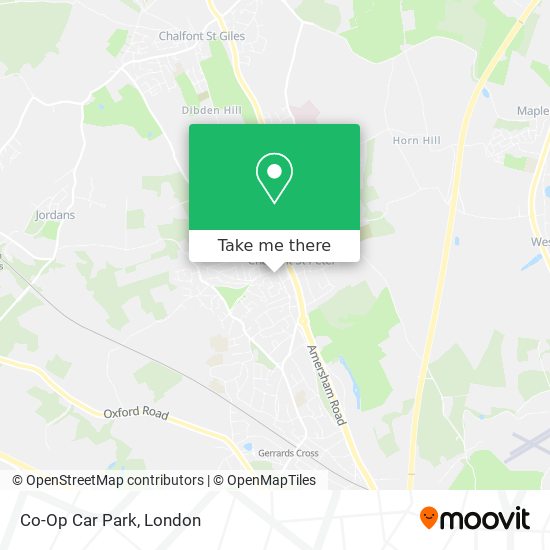 Co-Op Car Park map