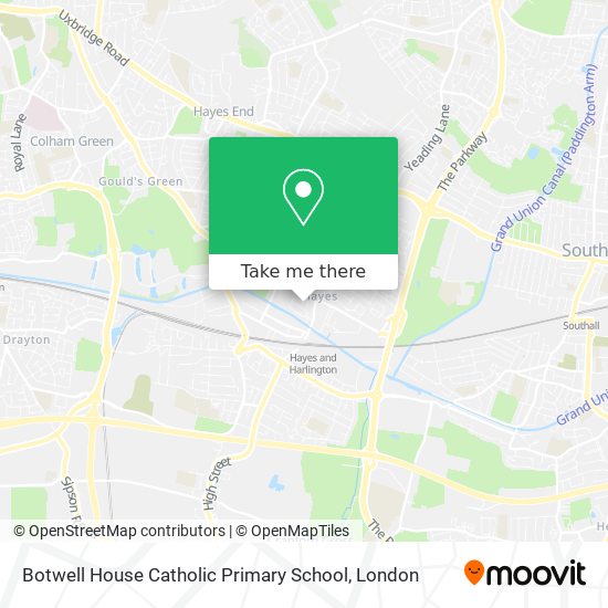 Botwell House Catholic Primary School map