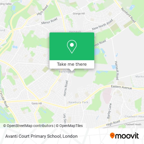 Avanti Court Primary School map