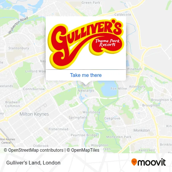 How to Get to Gulliver's Land in Milton Keynes by Bus?