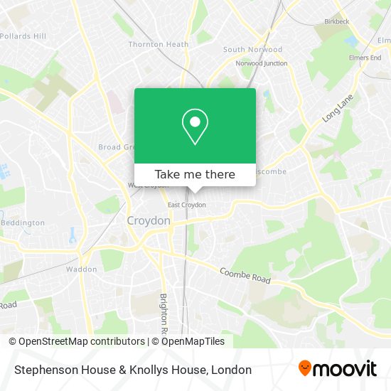 Stephenson House & Knollys House map