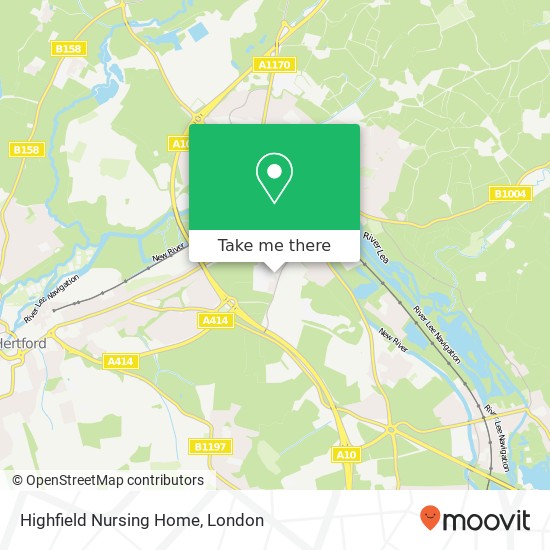 Highfield Nursing Home map