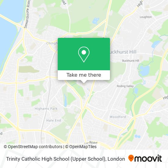 Trinity Catholic High School (Upper School) map