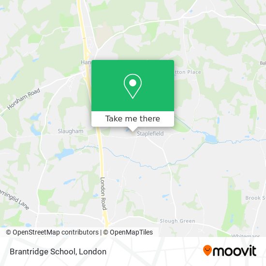Brantridge School map