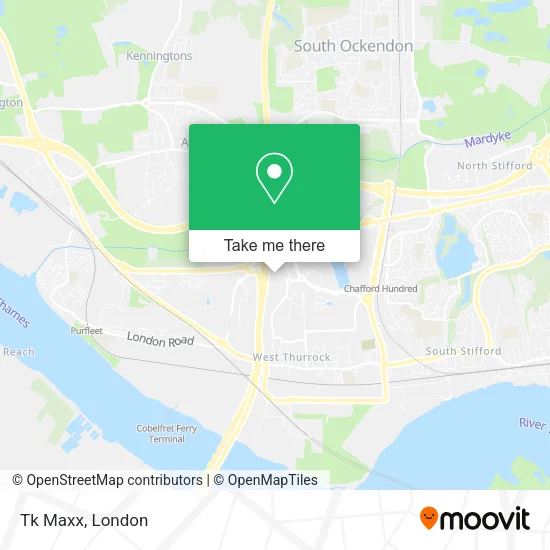 Tk Maxx map