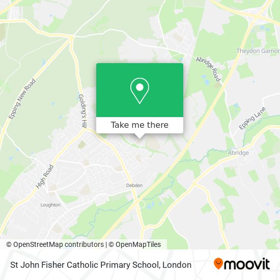 St John Fisher Catholic Primary School map