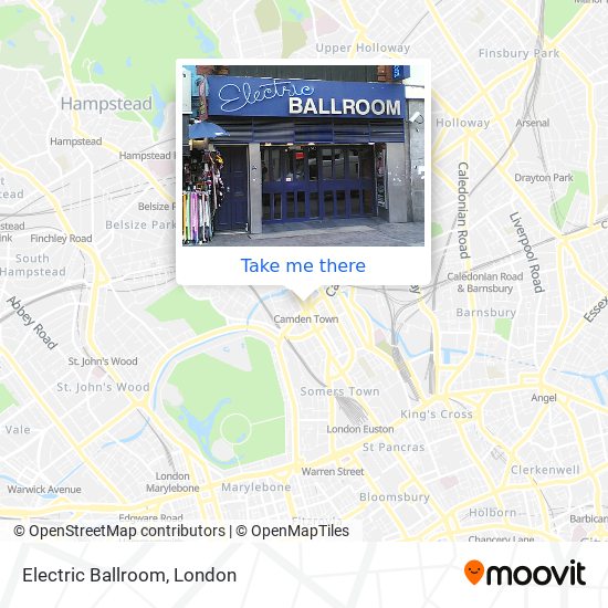 Electric Ballroom map