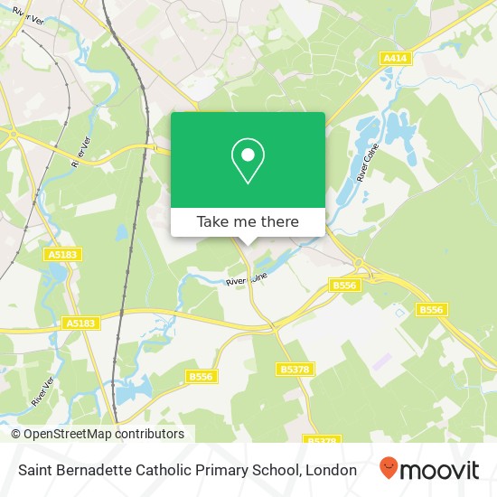 Saint Bernadette Catholic Primary School map