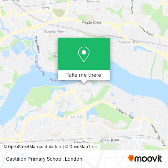 Castilion Primary School map