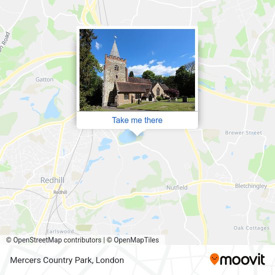 Mercers Country Park map