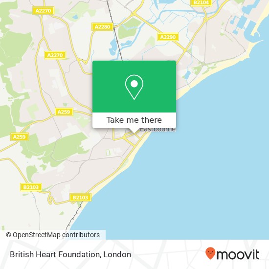 British Heart Foundation map