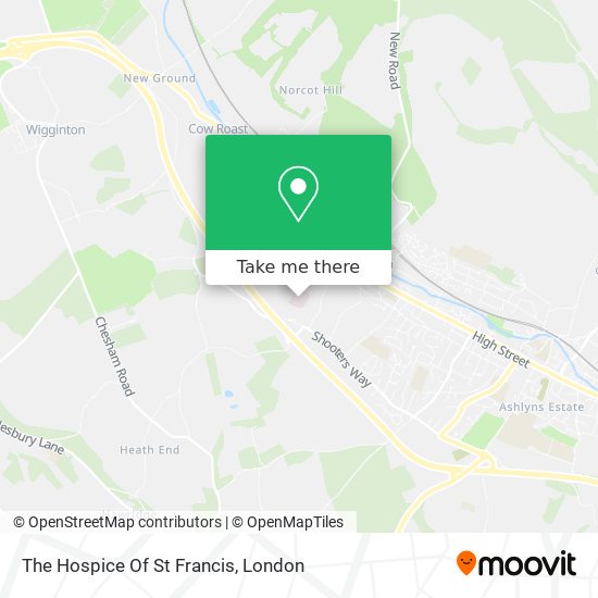 The Hospice Of St Francis map