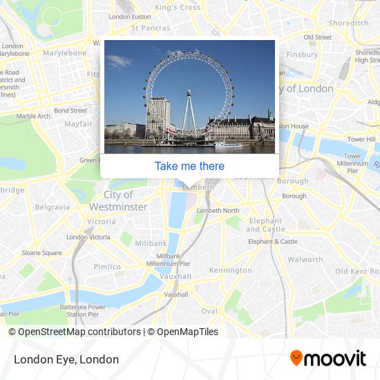 London Eye map
