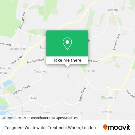 Tangmere Wastewater Treatment Works map