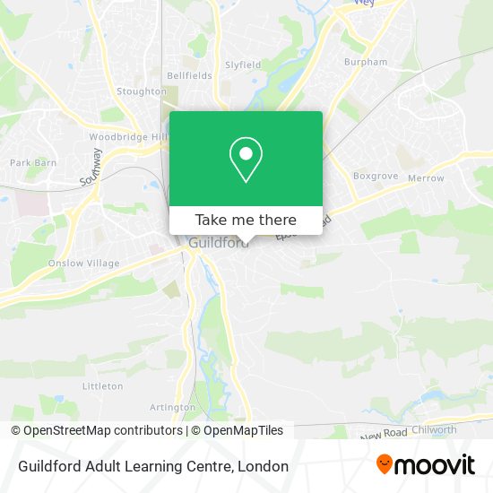 Guildford Adult Learning Centre map