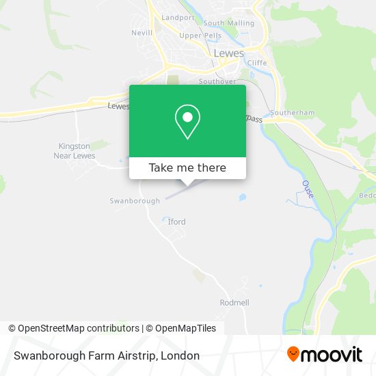 Swanborough Farm Airstrip map