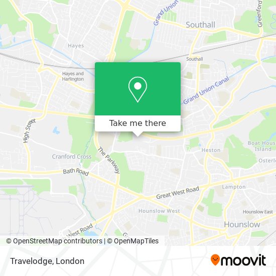 Travelodge map