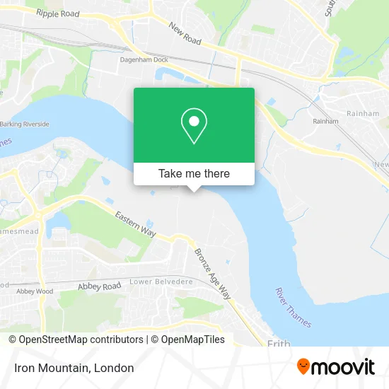 Iron Mountain map