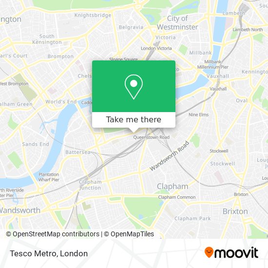 Tesco Metro map