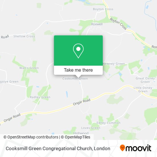 Cooksmill Green Congregational Church map