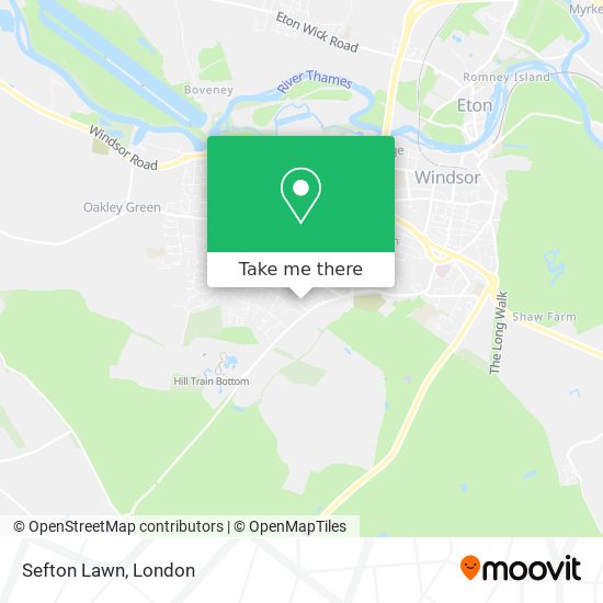 Sefton Lawn map