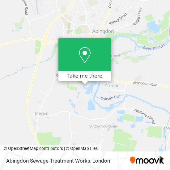 Abingdon Sewage Treatment Works map