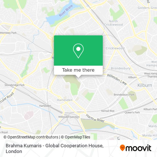 Brahma Kumaris - Global Cooperation House map