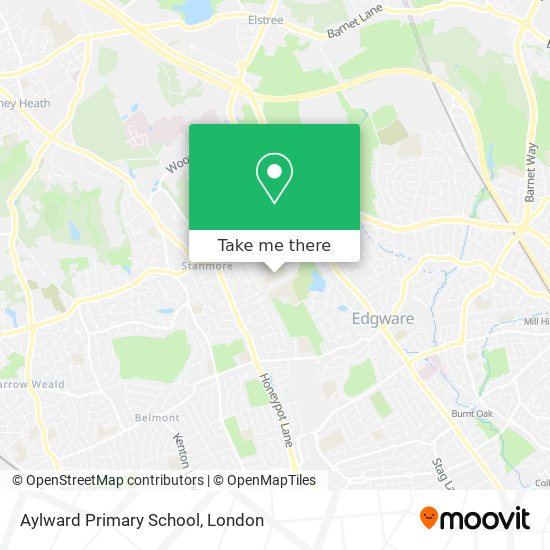 Aylward Primary School map