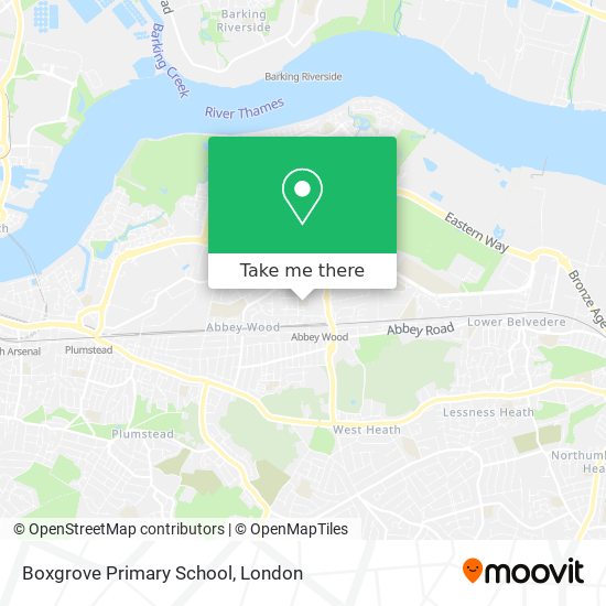 Boxgrove Primary School map