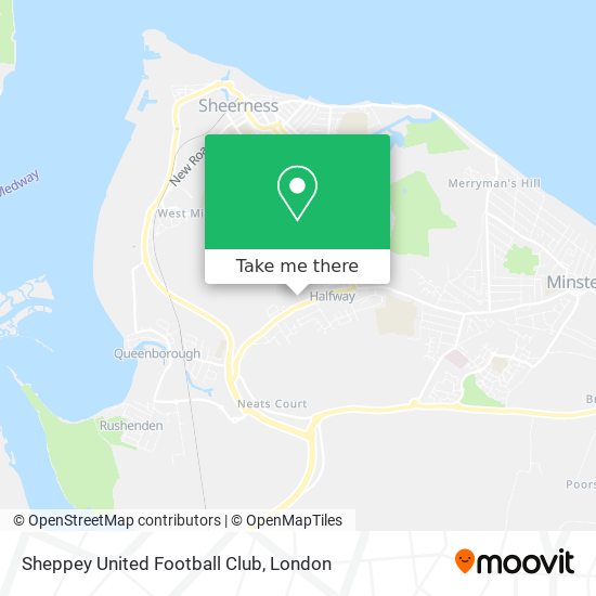Sheppey United Football Club map