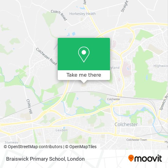Braiswick Primary School map
