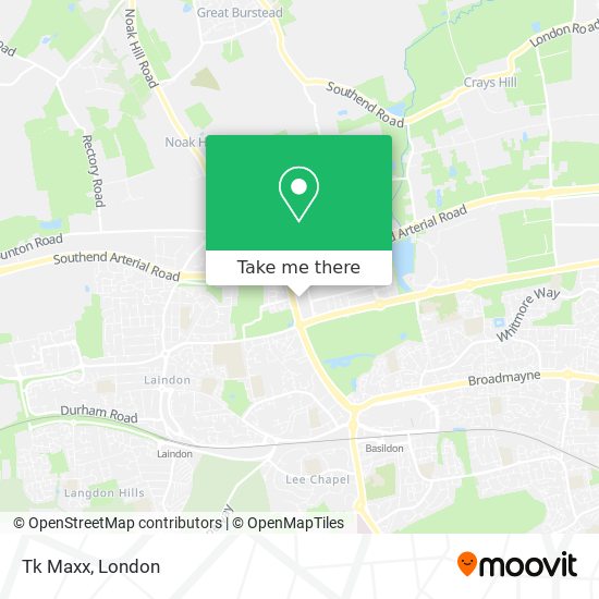 Tk Maxx map