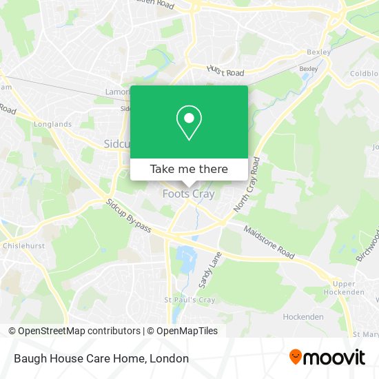 Baugh House Care Home map