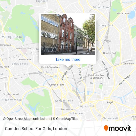 Camden School For Girls map