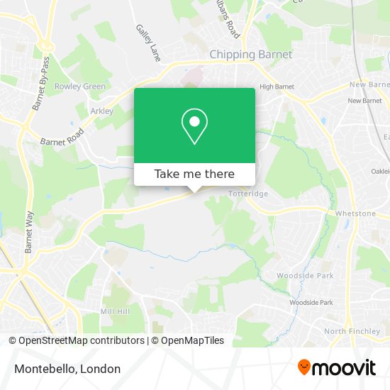 Montebello map