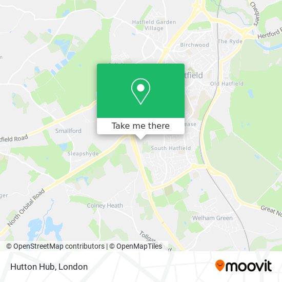 Hutton Hub map