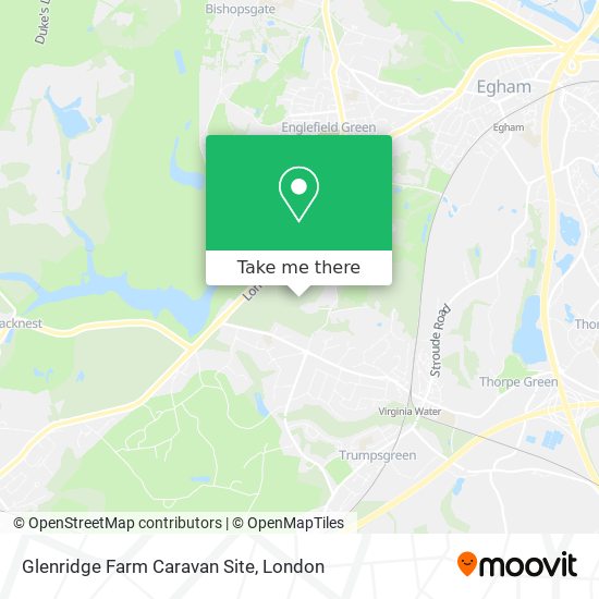 Glenridge Farm Caravan Site map