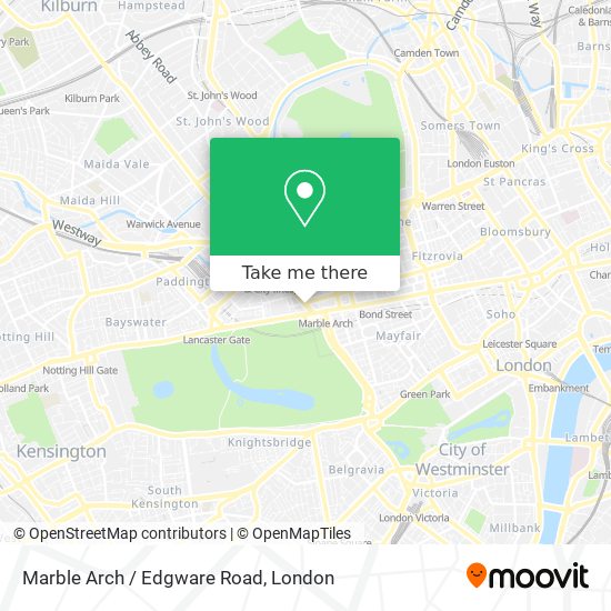 Marble Arch / Edgware Road map